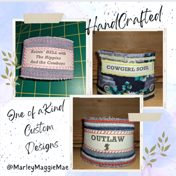 Cotton Tote Merry Mama Hair Bun Christmas Bag HANDCRAFTED NEW - Picture 4 of 9